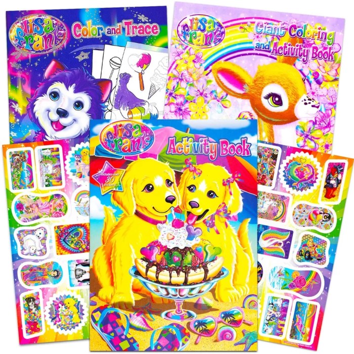 Lisa frank coloring books